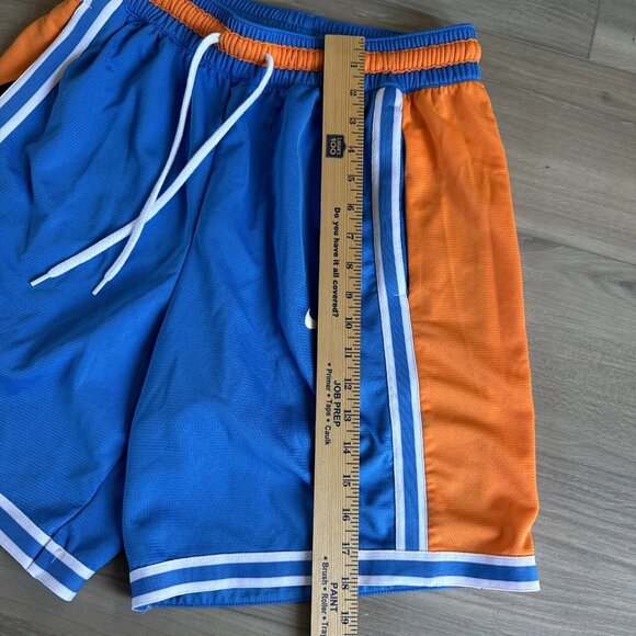 Nike Dri-FIT DNA+ Basketball Shorts Mens M Light Photo Blue Orange CV1897-436 - Picture 8 of 10